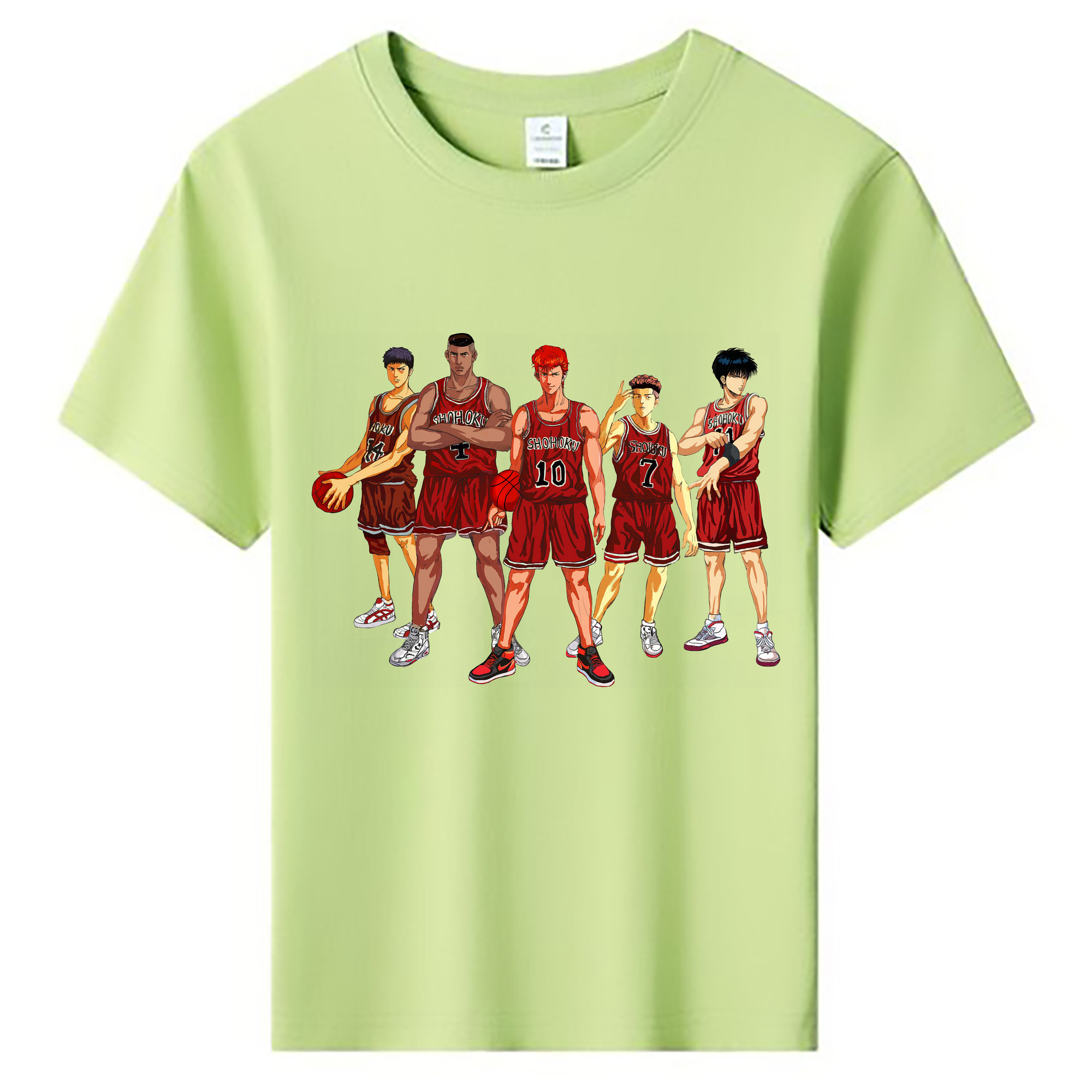 （画像用） SLAM DUNK／スラムダンク 綿100％キッズTシャツ（フロントプリント）